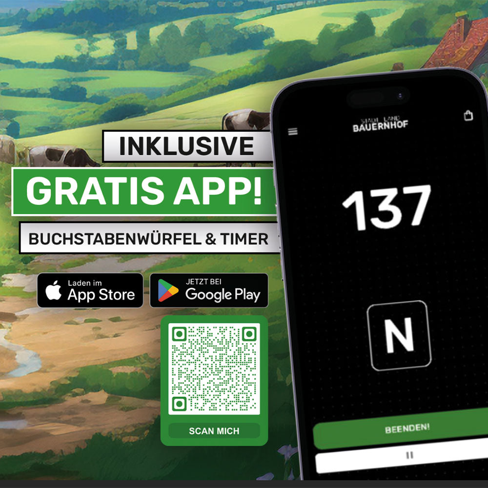 AGRARNILS™ Stadt Land Bauernhof - Das Spiel für Dorfkinder (Block, 50 Seiten)