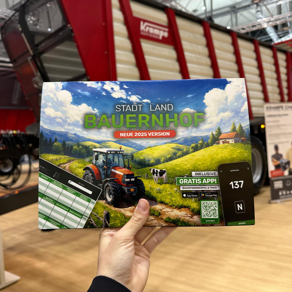 NEU: 2025 AGRARNILS™ Stadt Land Bauernhof - Das Spiel für Dorfkinder (Block, 50 Seiten)