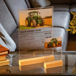 AGRARNILS™ Traktorglas - Das Geschenk mit eigenem Bild und eigenem Namen