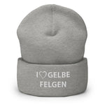 AGRARNILS™ Beanie - I Love Gelbe Felgen