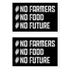 AGRARNILS™ Sticker - No Farmers No Future