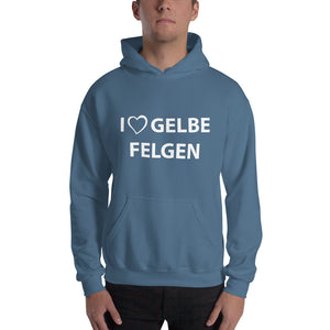 AGRARNILS™ Hoodie - I Love Gelbe Felgen