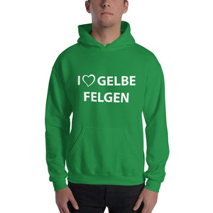 AGRARNILS™ Hoodie - I Love Gelbe Felgen