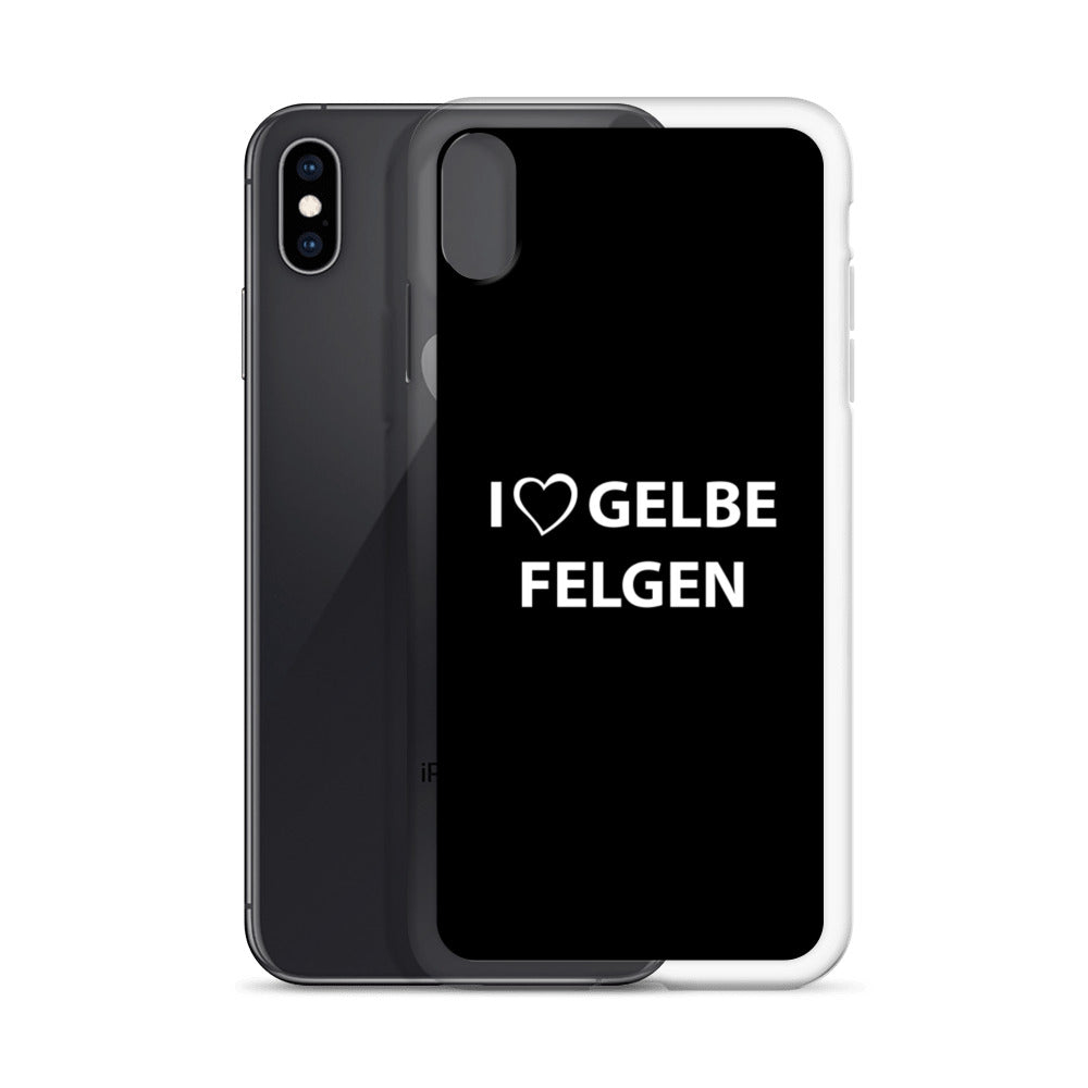 AGRARNILS™ iPhone Case - I Love Gelbe Felgen