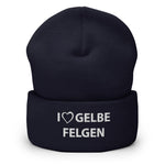 AGRARNILS™ Beanie - I Love Gelbe Felgen