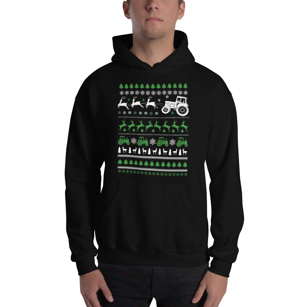 AGRARNILS™ XMAS Hoodie - Tractor Sled