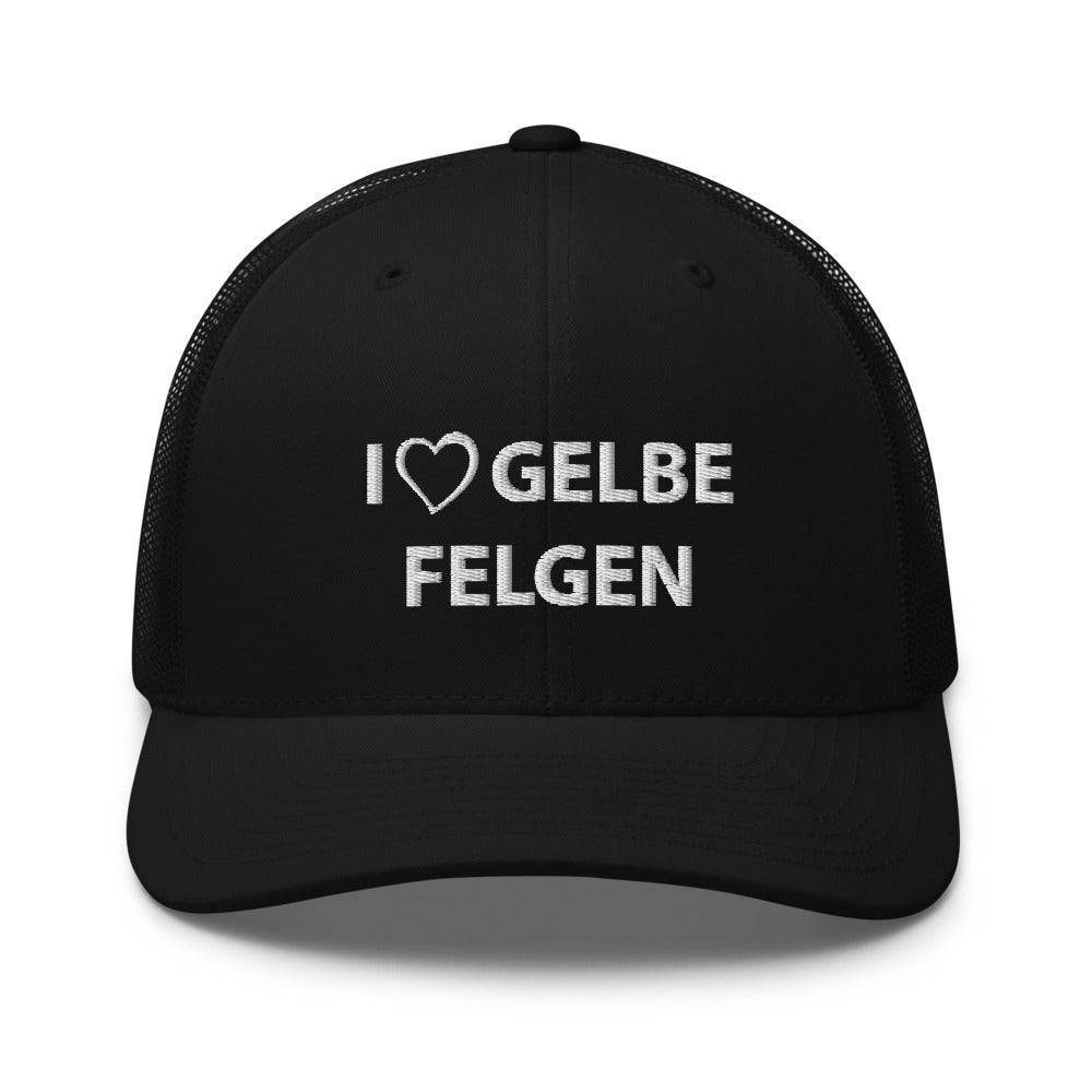 AGRARNILS™ Cap - I Love Gelbe Felgen