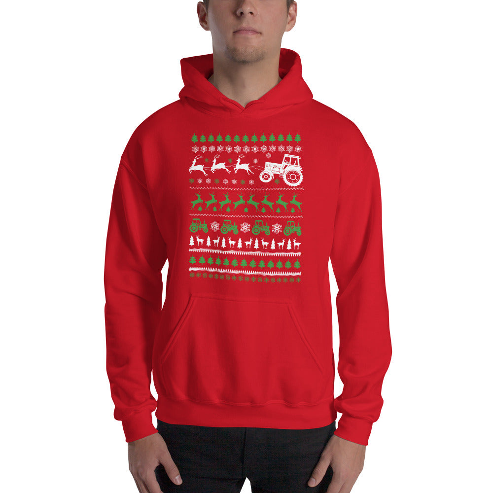 AGRARNILS™ XMAS Hoodie - Tractor Sled