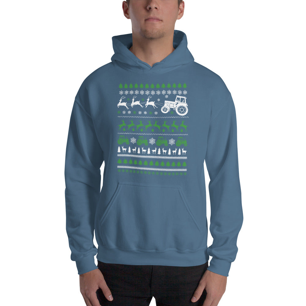 AGRARNILS™ XMAS Hoodie - Tractor Sled