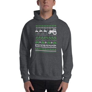 AGRARNILS™ XMAS Hoodie - Tractor Sled