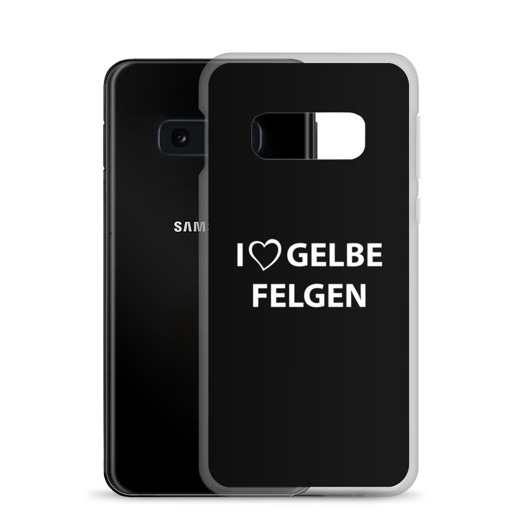 AGRARNILS™ Samsung Case - I Love Gelbe Felgen