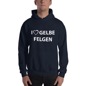 AGRARNILS™ Hoodie - I Love Gelbe Felgen