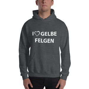 AGRARNILS™ Hoodie - I Love Gelbe Felgen