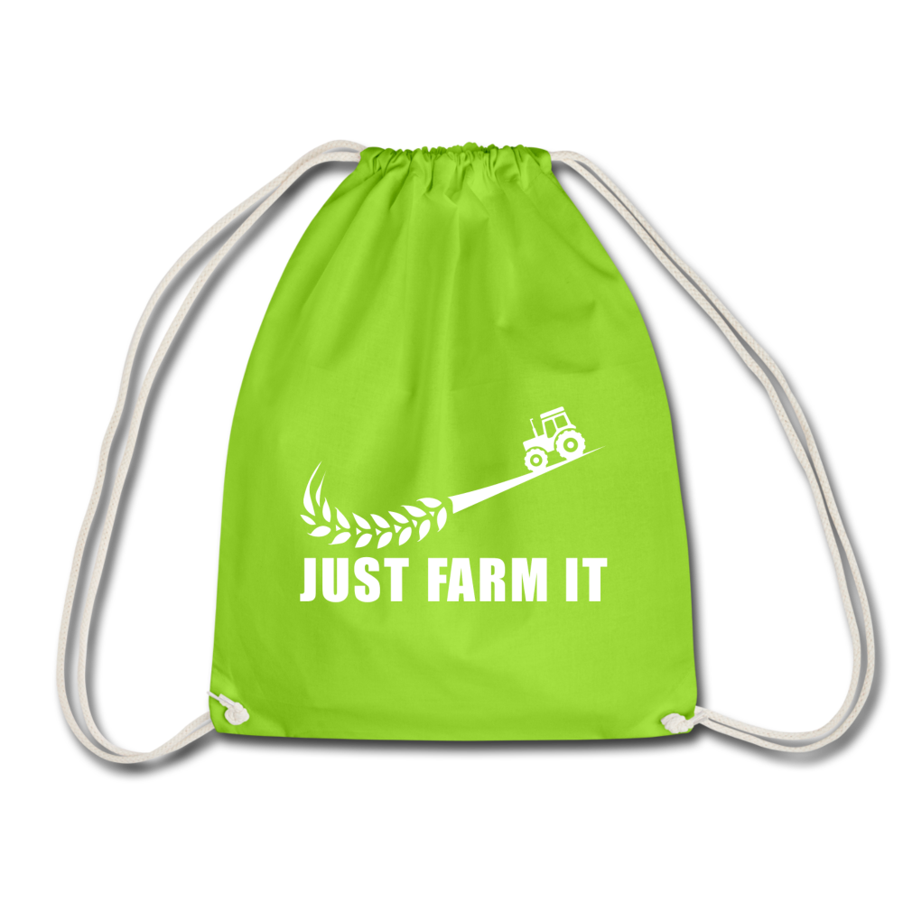 LMJD™ Bag - Just Farm It - neon green